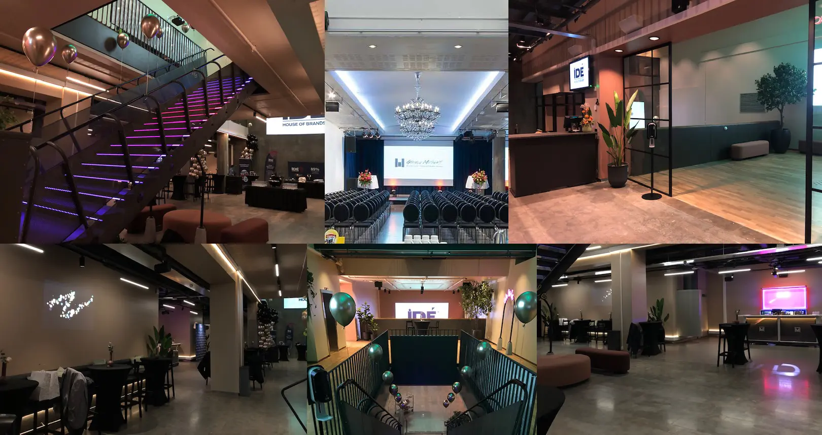 Image collage of venue